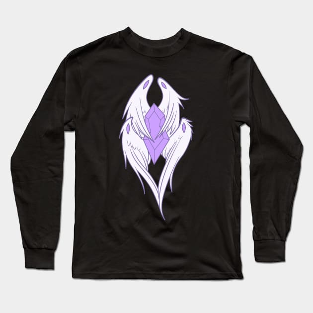 Crystal Angel Long Sleeve T-Shirt by faeforge